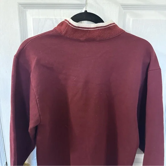 Champion Vintage Berry Special Maroon Cotton Sweater Sweatshirt Medium - Picture 3 of 6